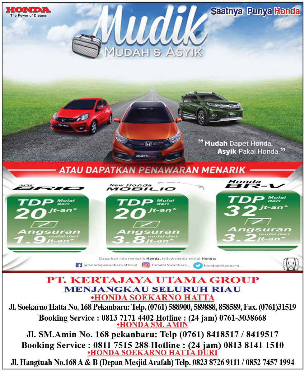 Program Mudik HSH, Angsuran Brio Hanya Rp1,9 Jutaan